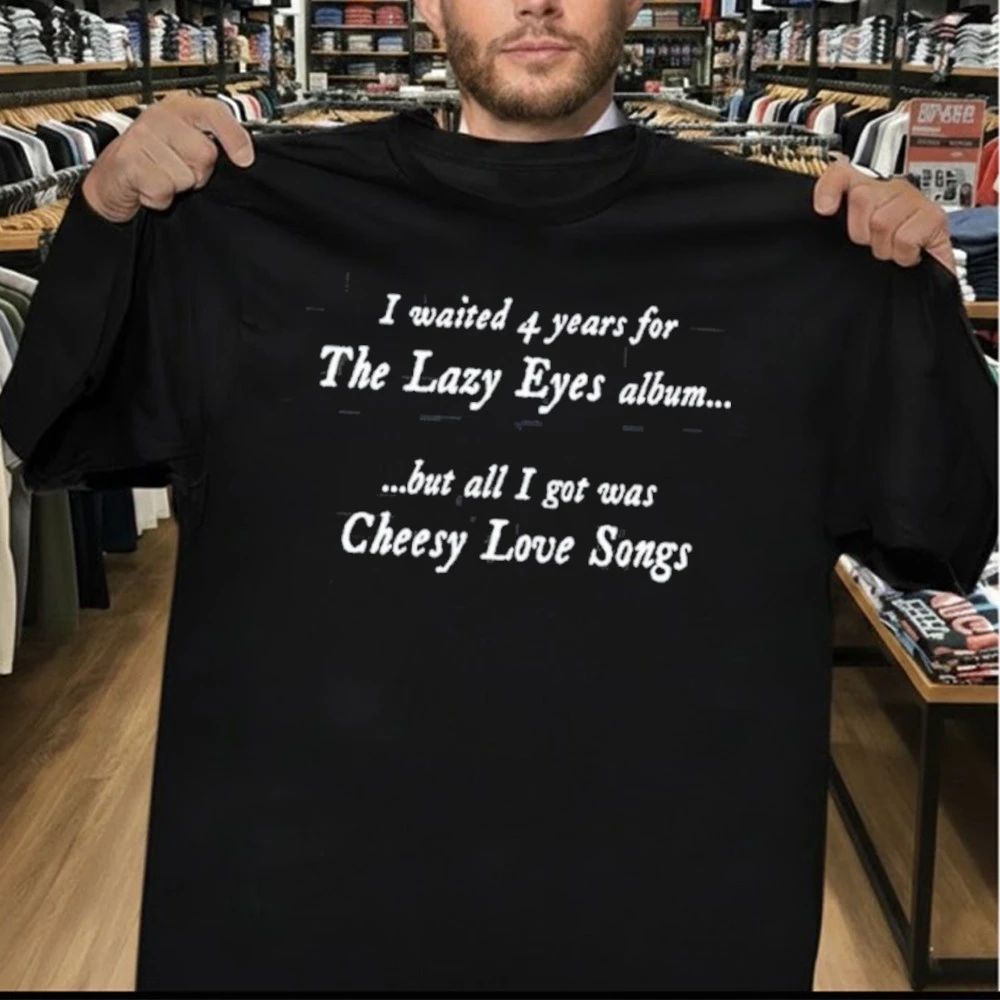 The Lazy Eyes Joke Black Shirt
