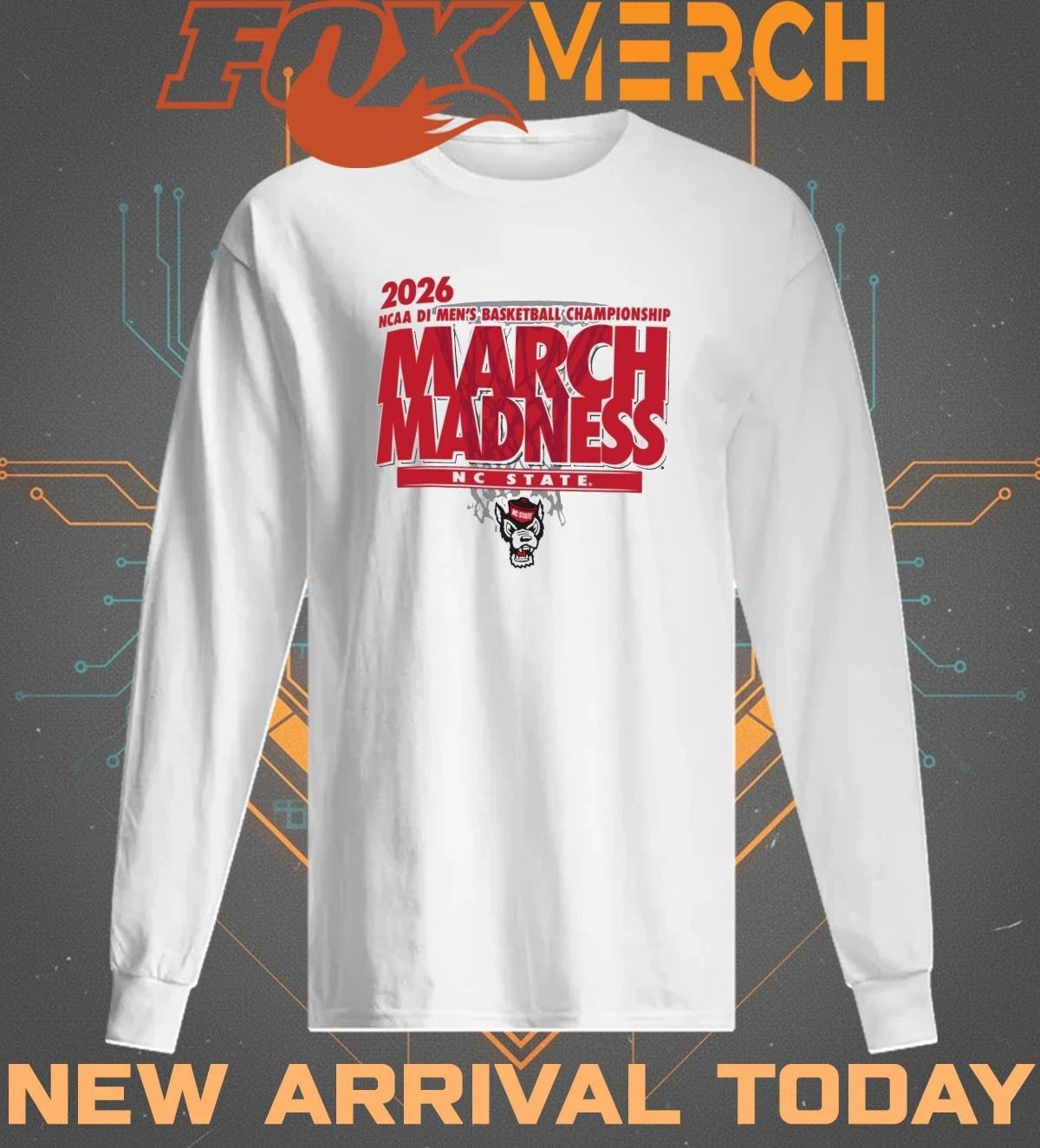 North Carolina State Wolfpack 2026 NCAA DI Men’s Basketball Championship March Madness shirt