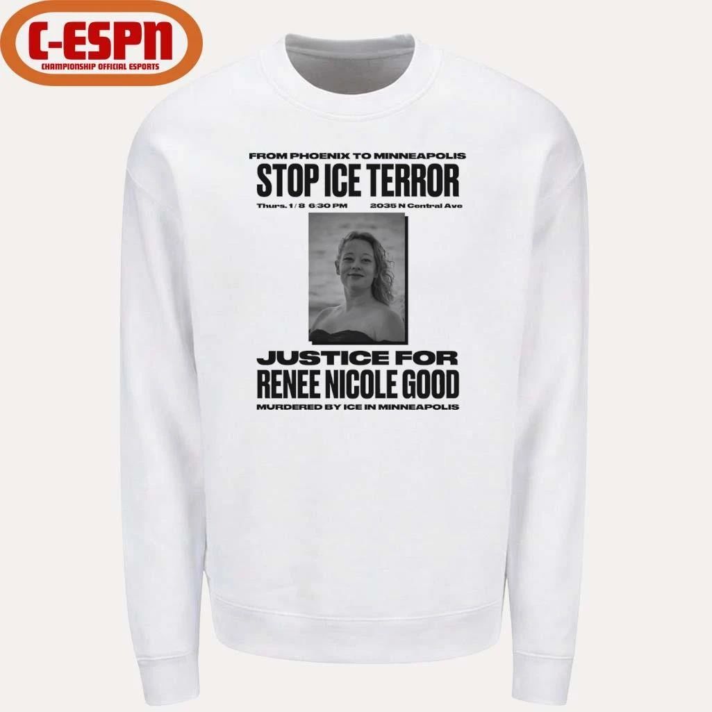 Stop Ice Terror Justice For Rene Nicole Good T-Shirt