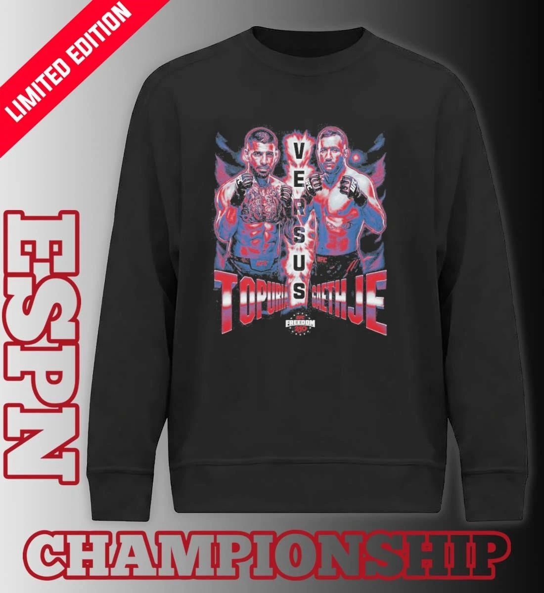 UFC Freedom 250 Ilia Topuria Vs. Justin Gaethje Matchup T-shirt