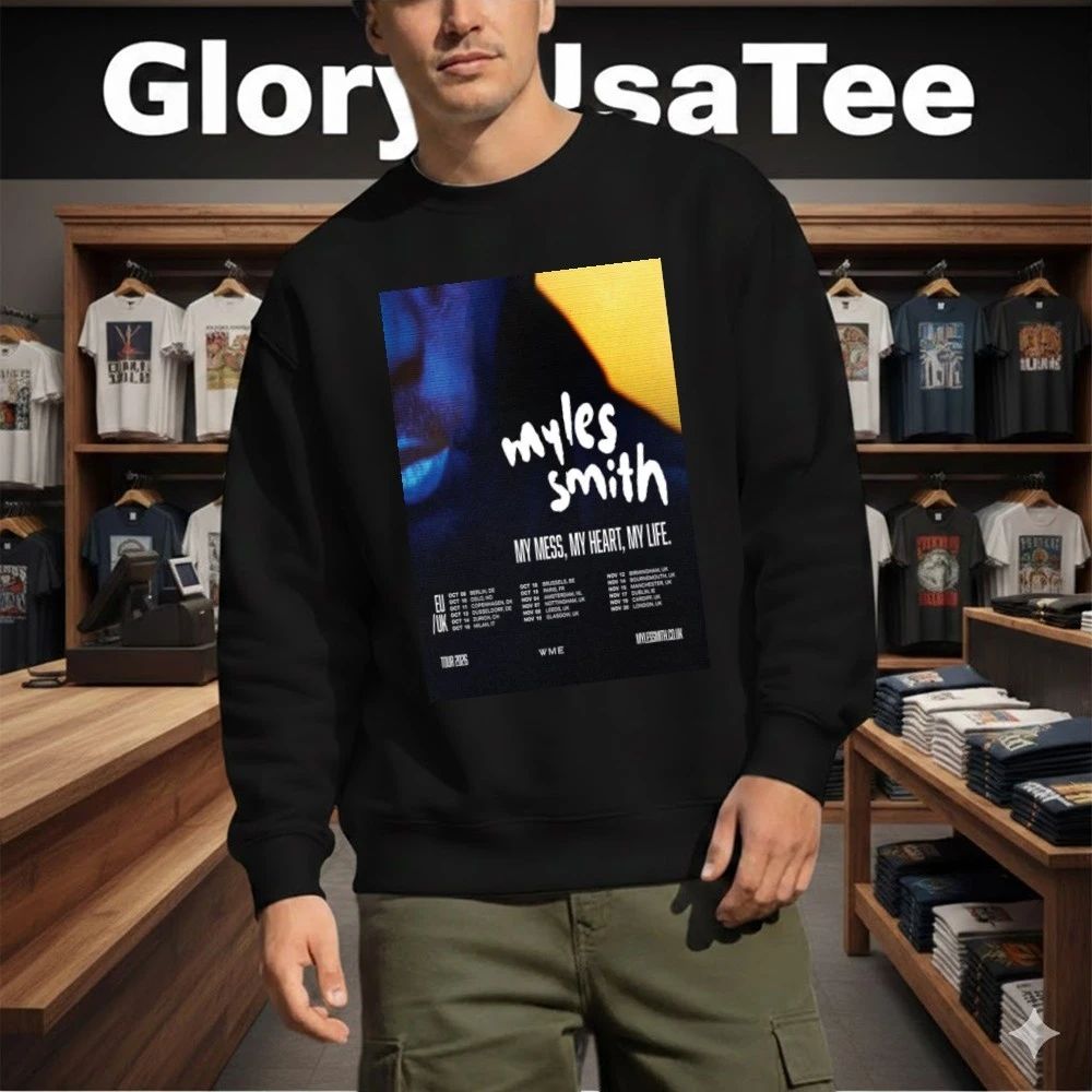 Myles Smith Tour World 2026 Poster Shirt