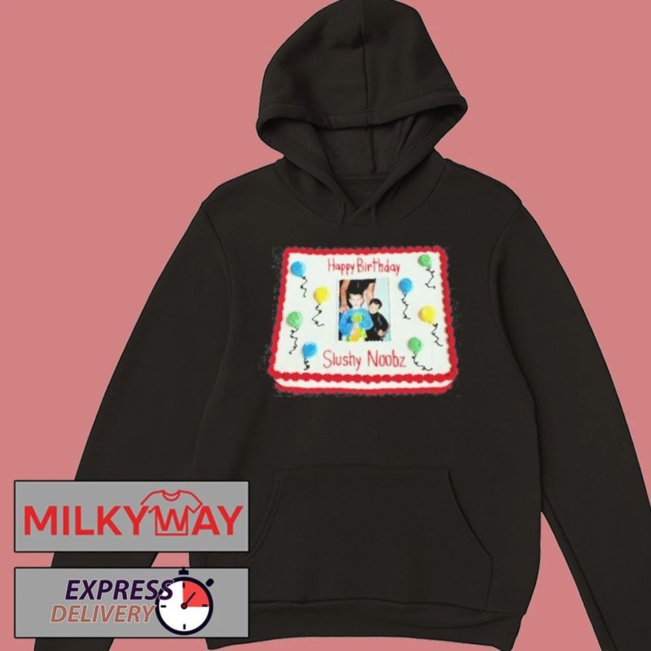 Slushy Noobz Birthday Cake Shirt