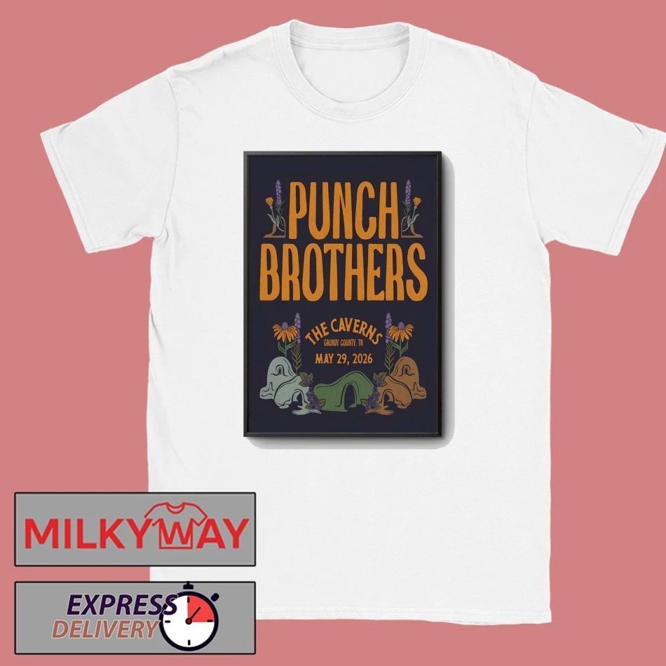 Punch Brothers At The Caverns On May 29 2026 Poster shirt