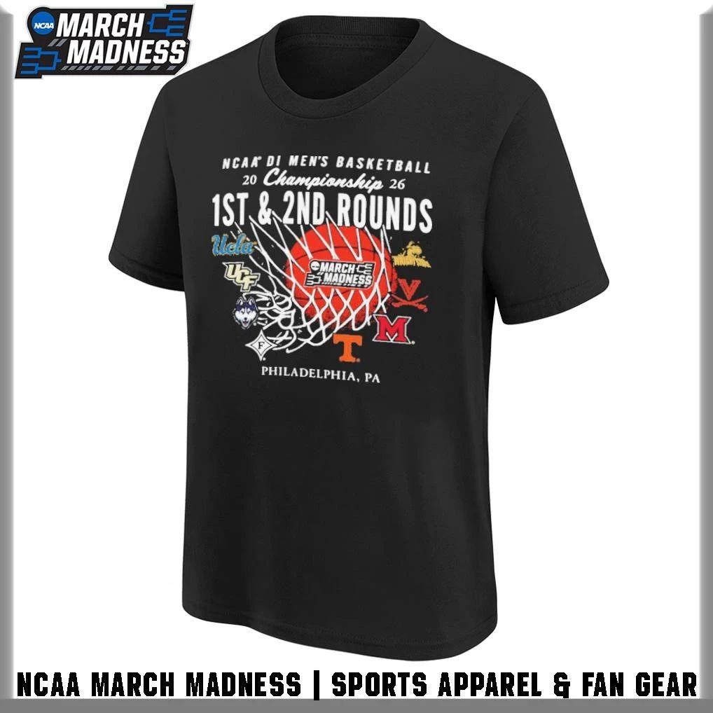 Philadelphia,PA 2026 NCAA Men’s Basketball March Madness 1st 2nd Round Bound T-Shirt