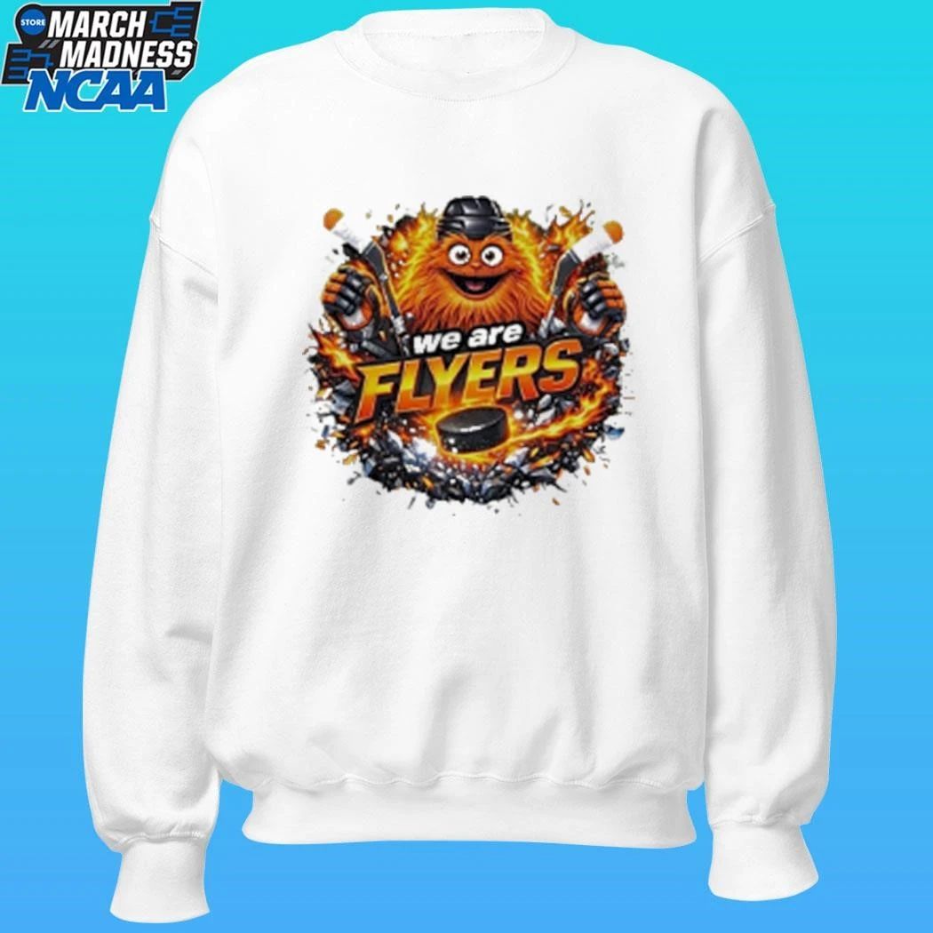 We Are Flyers Gritty Flyers Hockey Sport Team Mascot Nhl Shirt