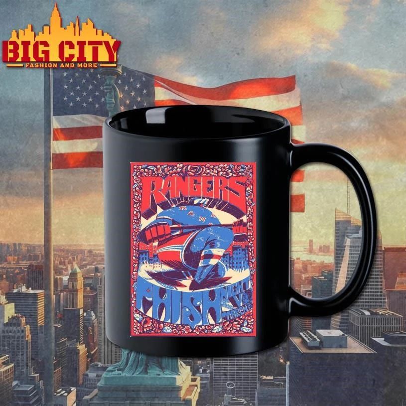 Phish X New York Rangers Vs Chicago Blackhawks Match Show At Madison Square Garden In New York On March 27 2026 Poster Shirt