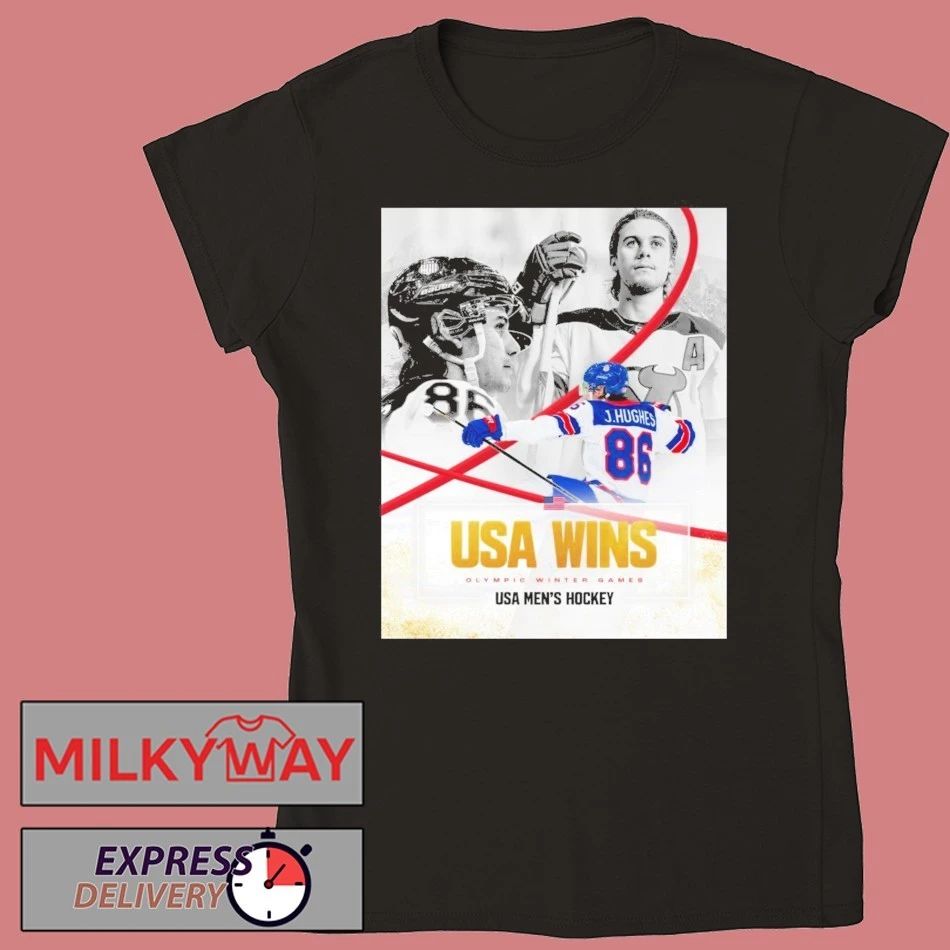 Jack Hughes Golden Boy USA Men’s Hockey Champion Olympic Winter 2026 shirt