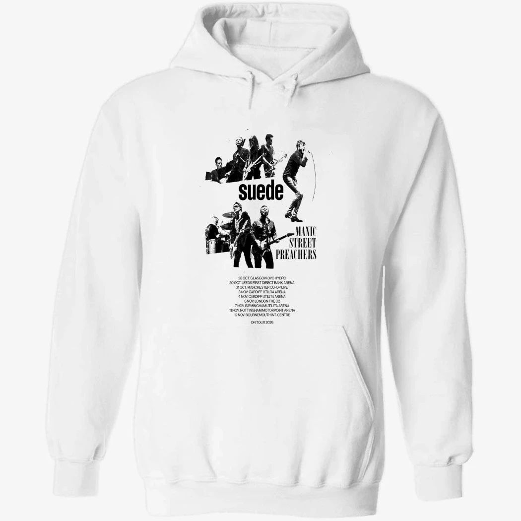 Suede HQ Tour The UK in 2026 Poster Shirt