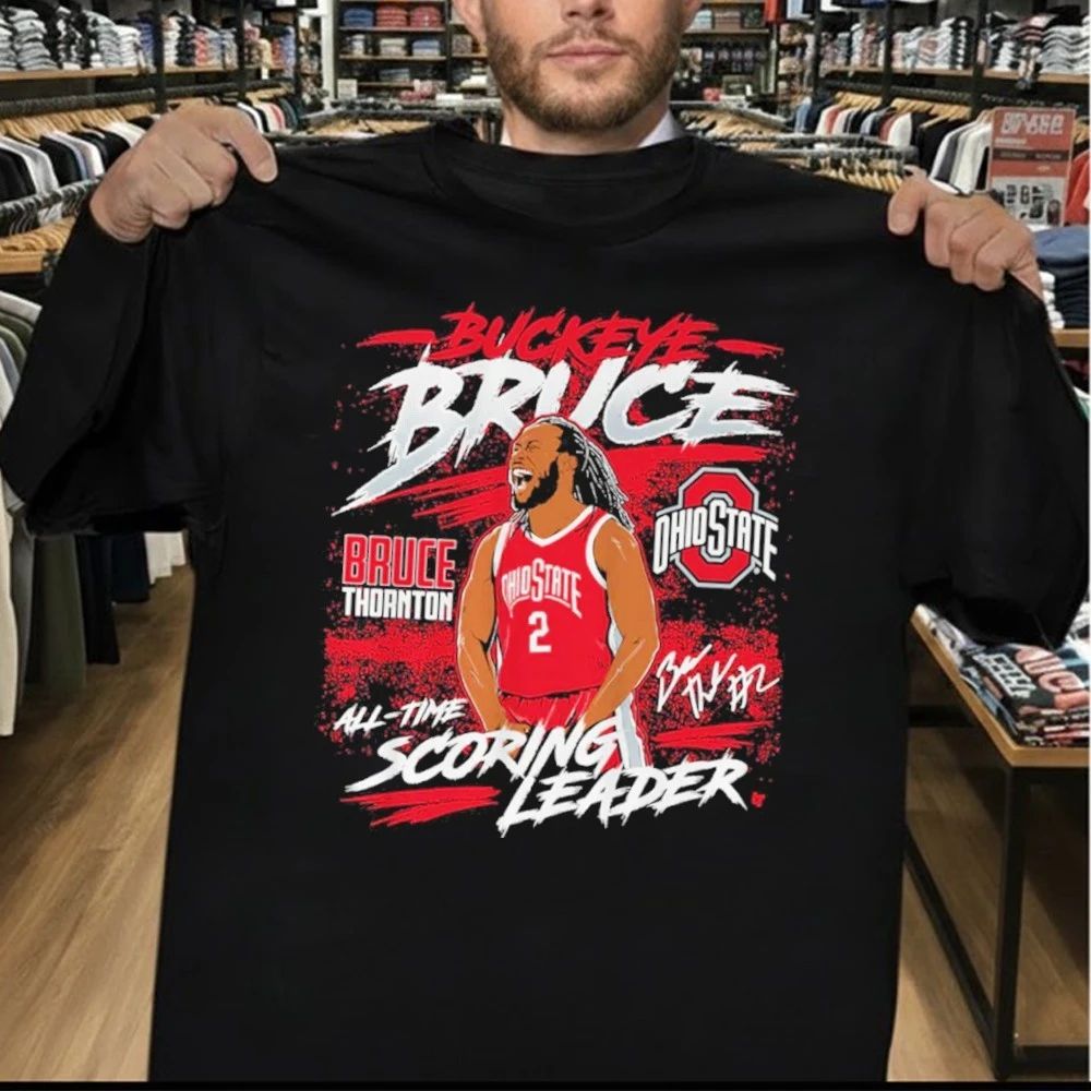 Ohio State Basketball Bruce Thornton All-Time Leading Scorer Graphic Shirt