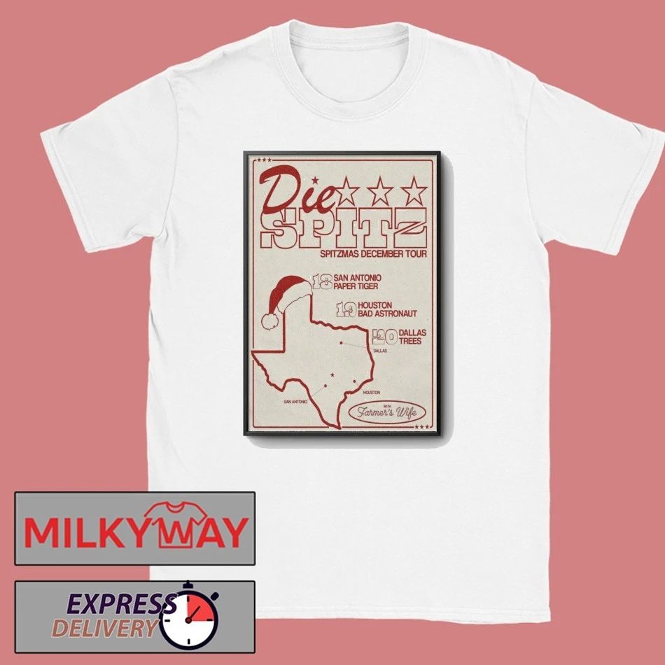 Die Spitz Spitzmas December Tour 2025 Poster shirt