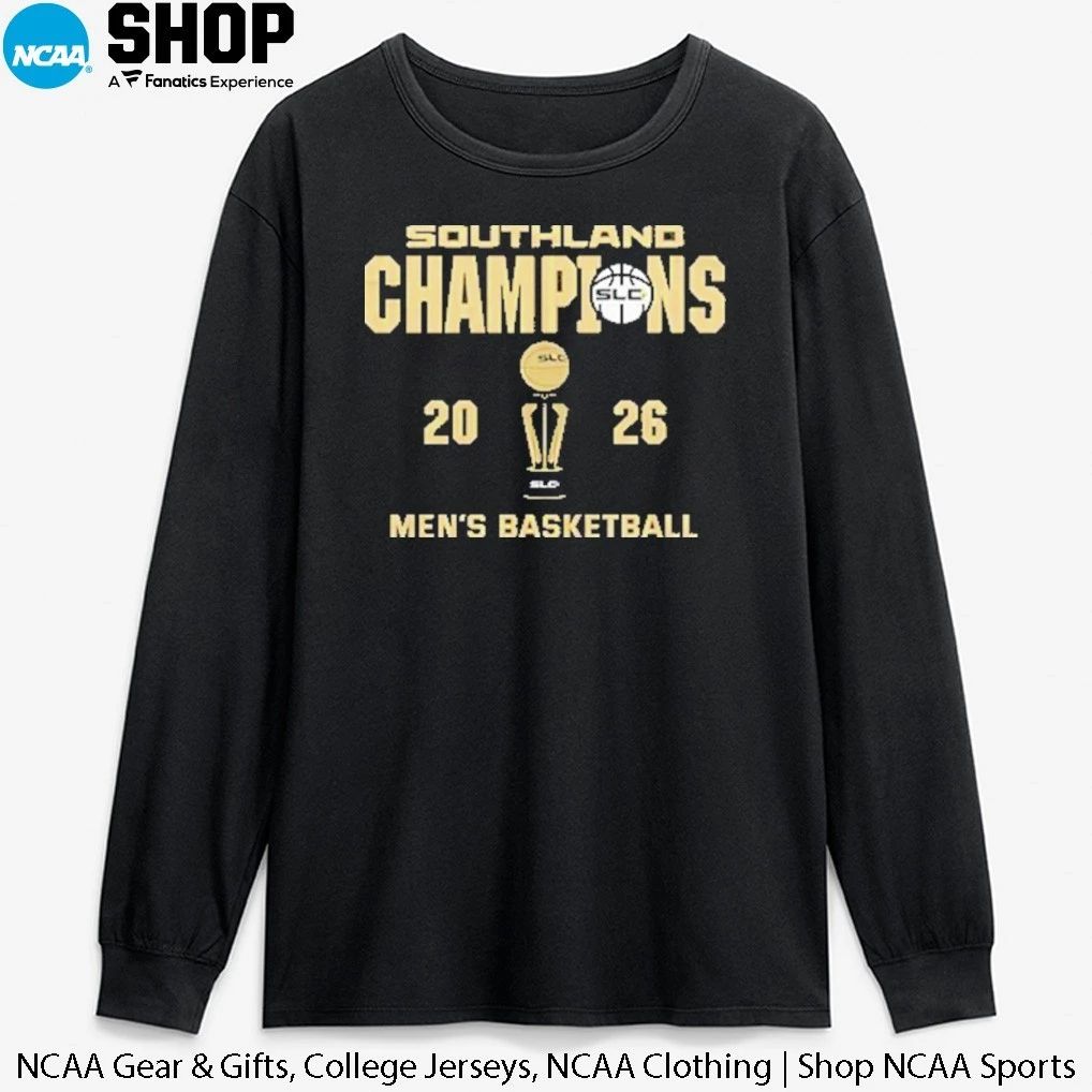 Southland Conference Champions 2026 Men’s Basketball Official Locker Room T-Shirt