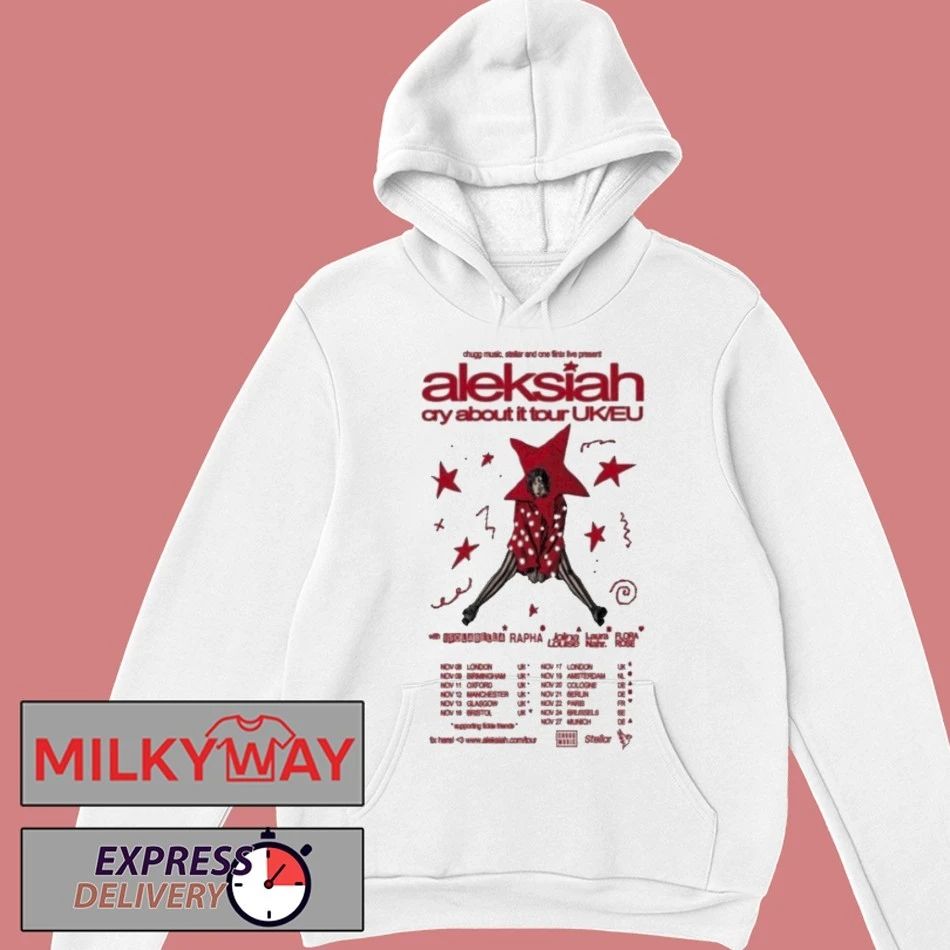 Officials Aleksiah Cry About It Uk Eu Tour 2025 Dates Shirt