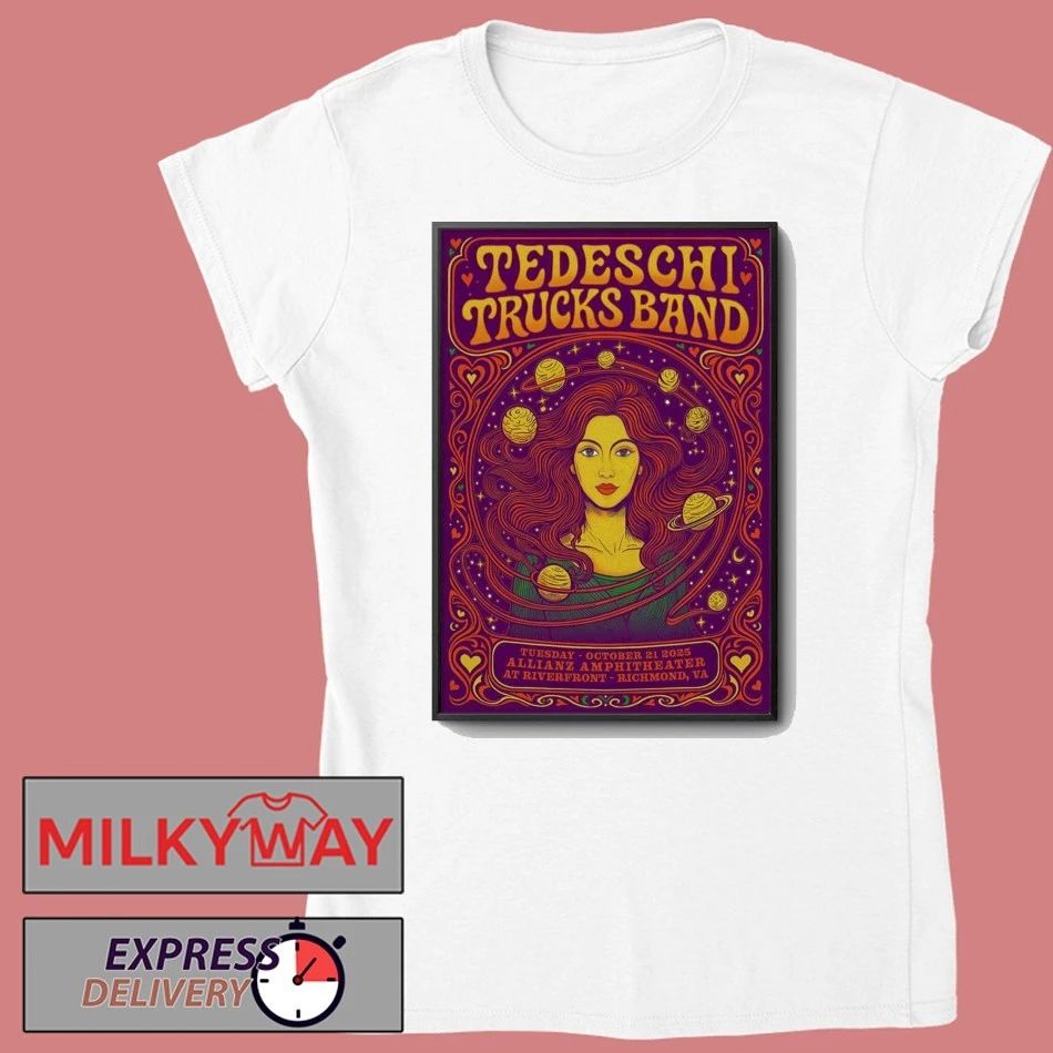 Tedeschi Trucks Band Oct 21 2025 In Richmond VA Poster shirt
