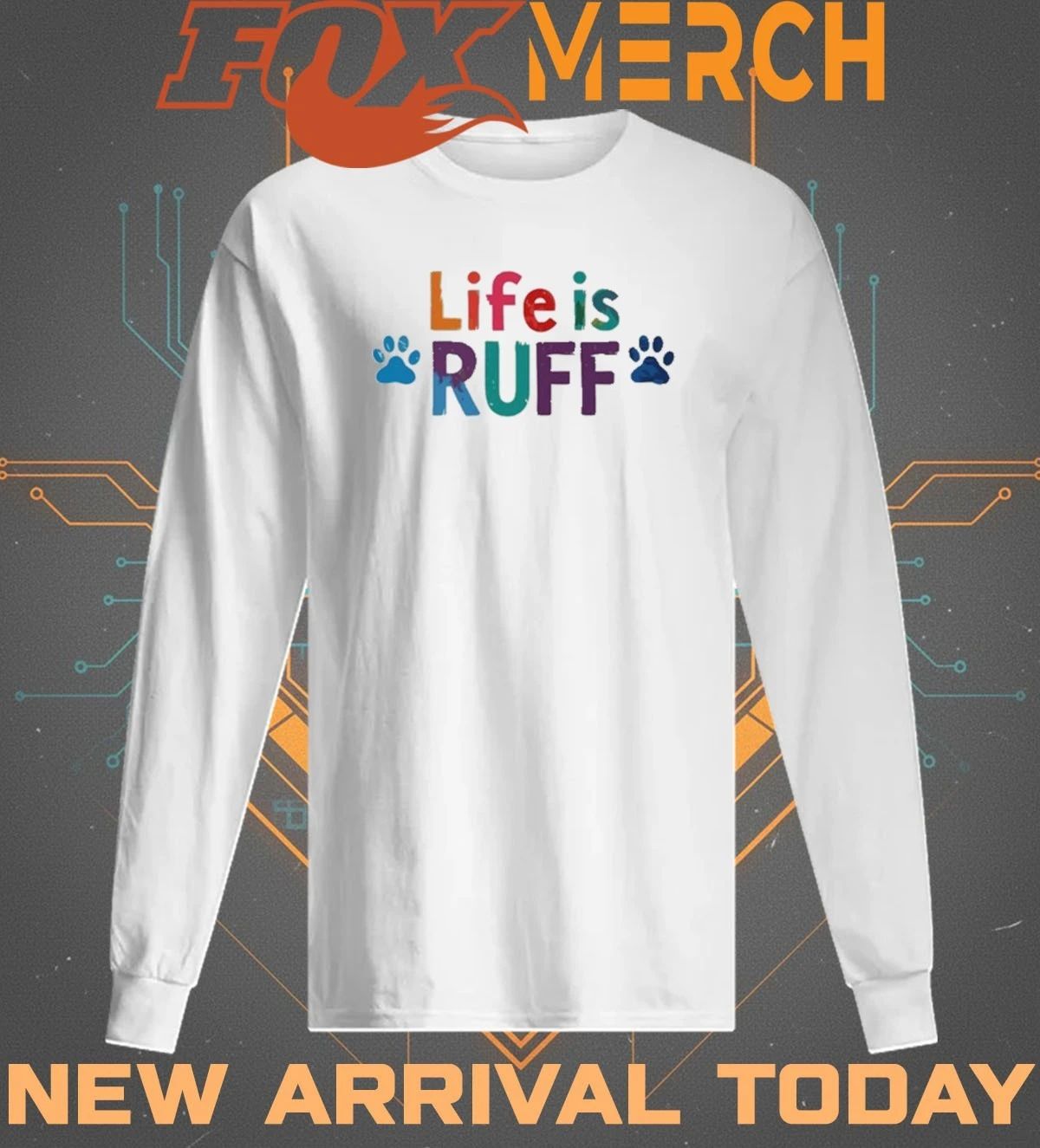Life is ruff dog lover t-shirt