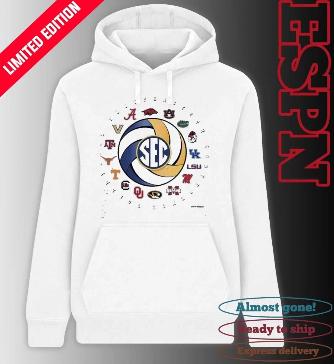 2026 SEC Volleyball Teams Shirt