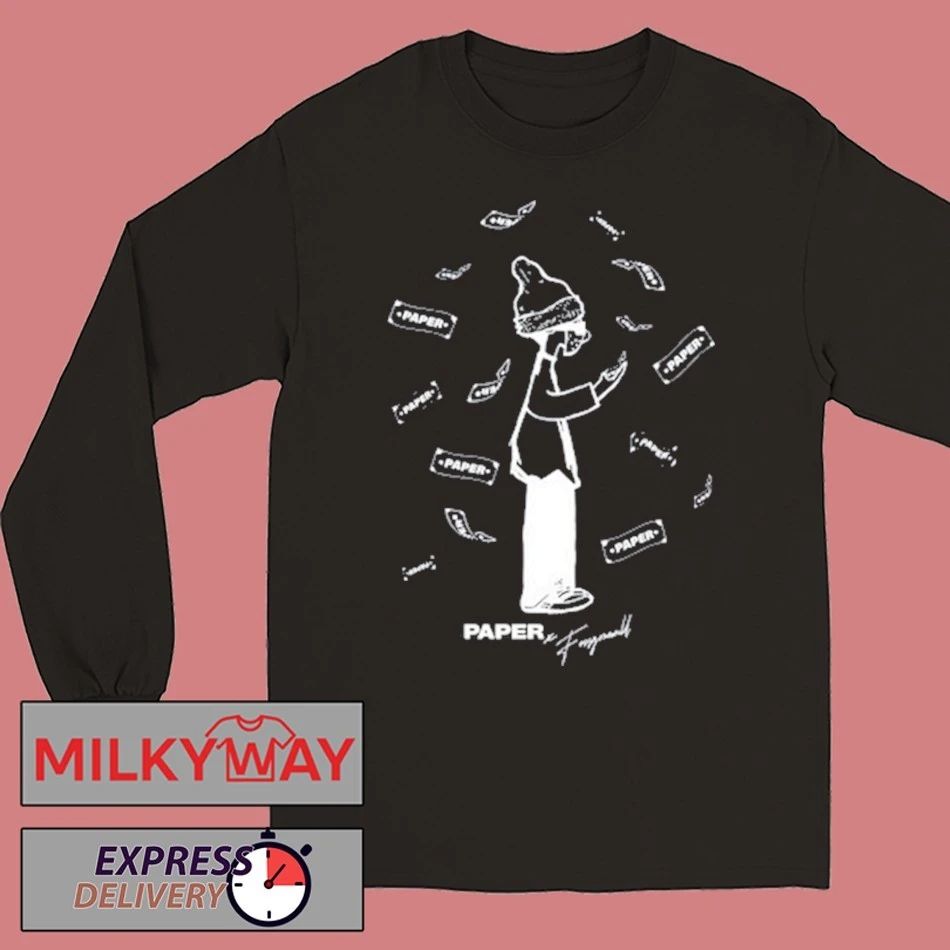 Foos Get Paper Black shirt