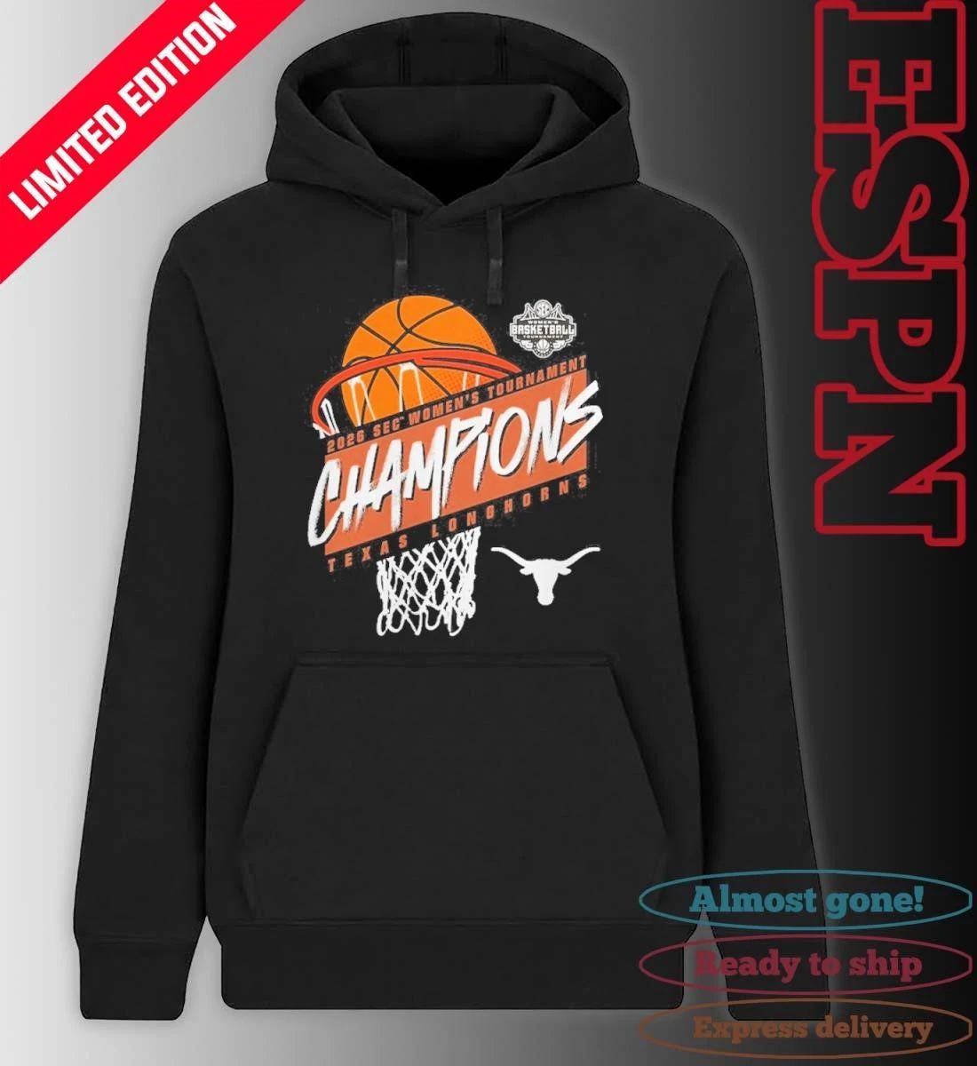 Texas Women’s Basketball 2026 SEC Tournament Champions T-Shirt