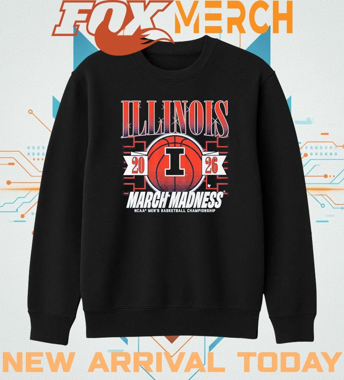 Illinois Fighting Illini Men’s Basketball 2026 March Madness t-shirt