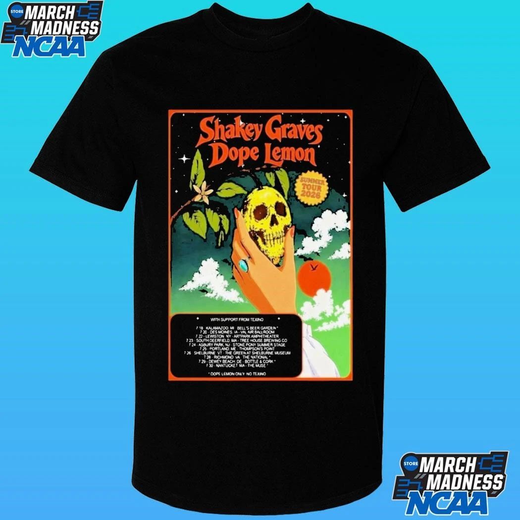 Shakey Graves And Dope Lemon Summer 2026 Shows Poster Shirt