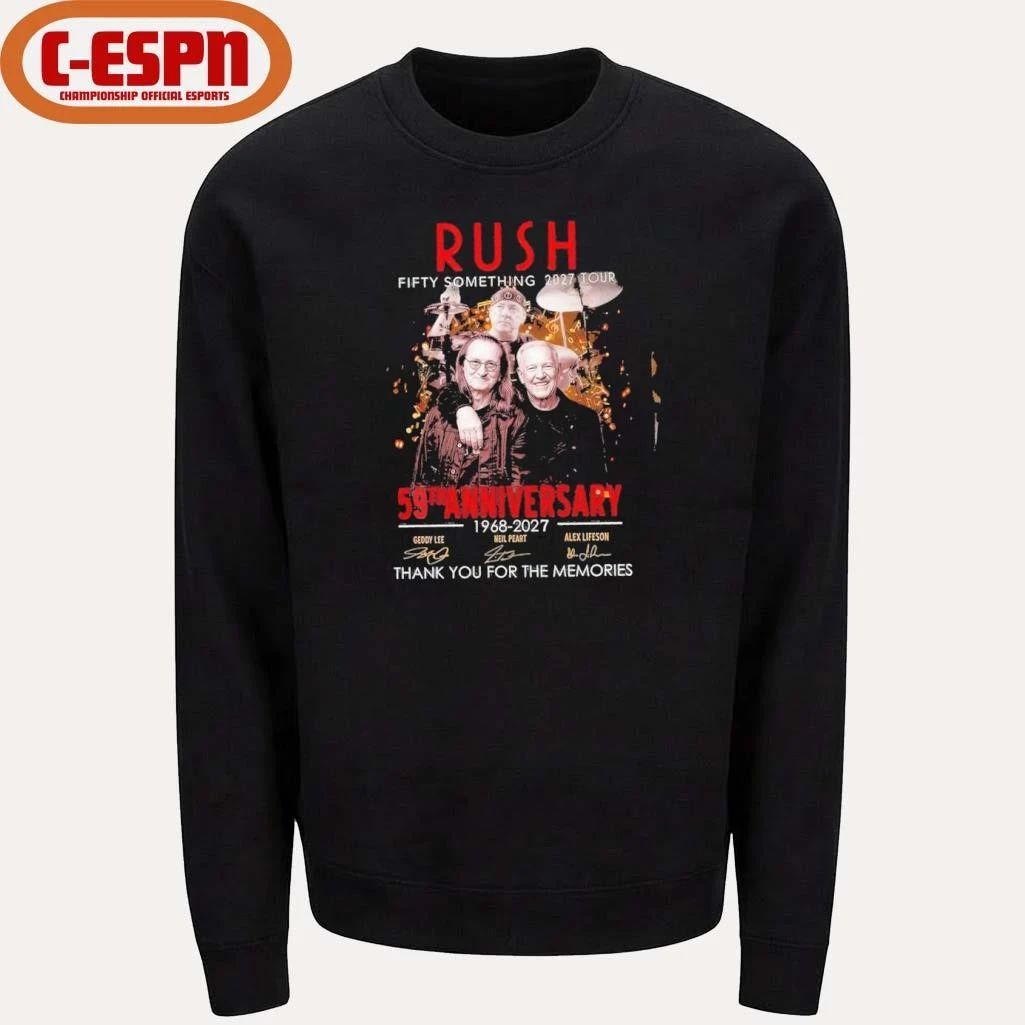 Rush Fifty Something 2027 Tour 59th Anniversary 1968-2027 Shirt