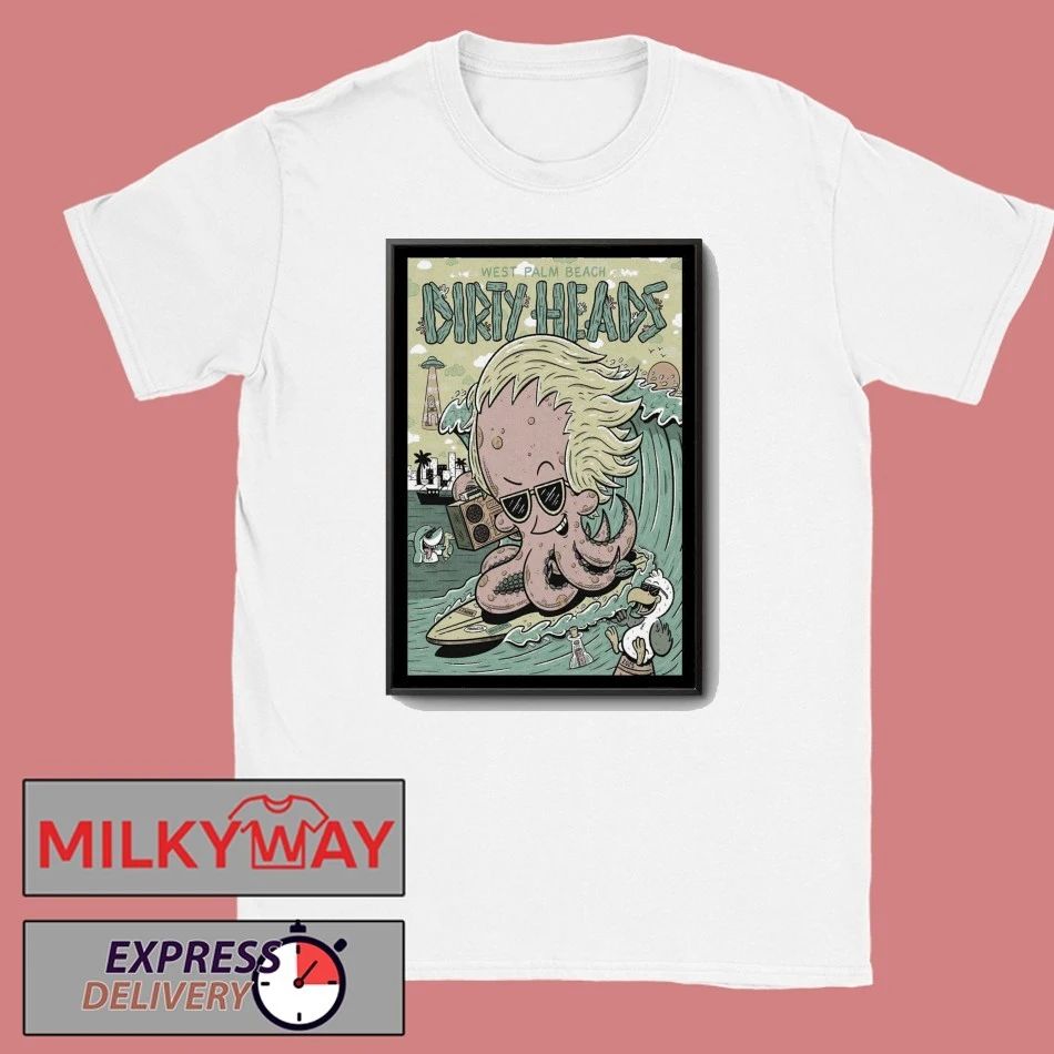 Dirty Heads West Palm Beach, FL, iTHINK Financial Amphiteatre Oct 24, 2025 Poster shirt