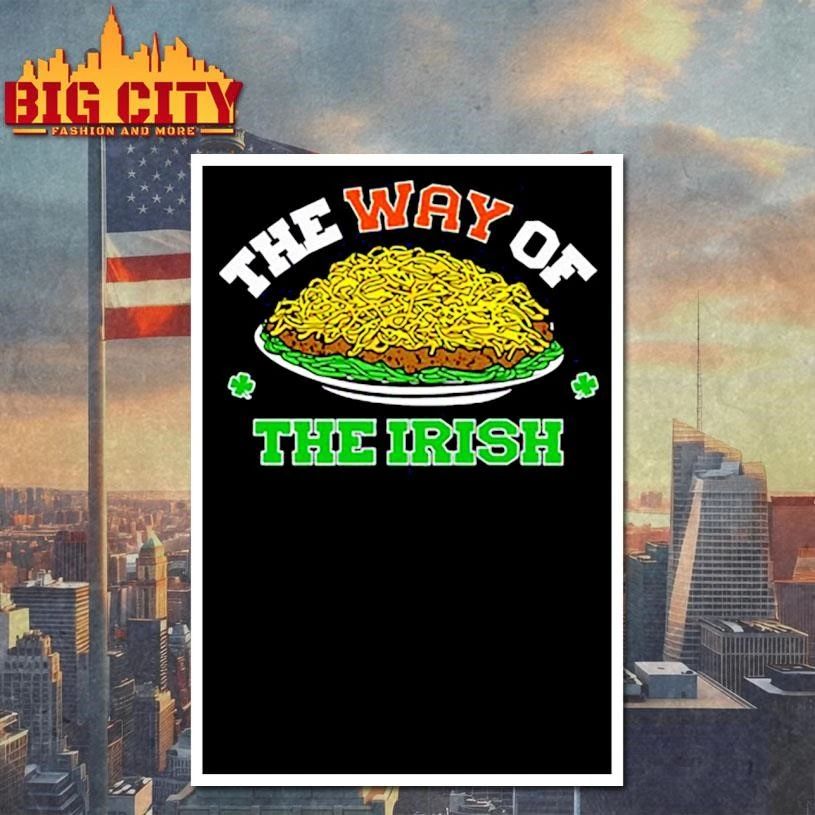 The Way Of The Irish Skyline Cincinnati Chili Shirt
