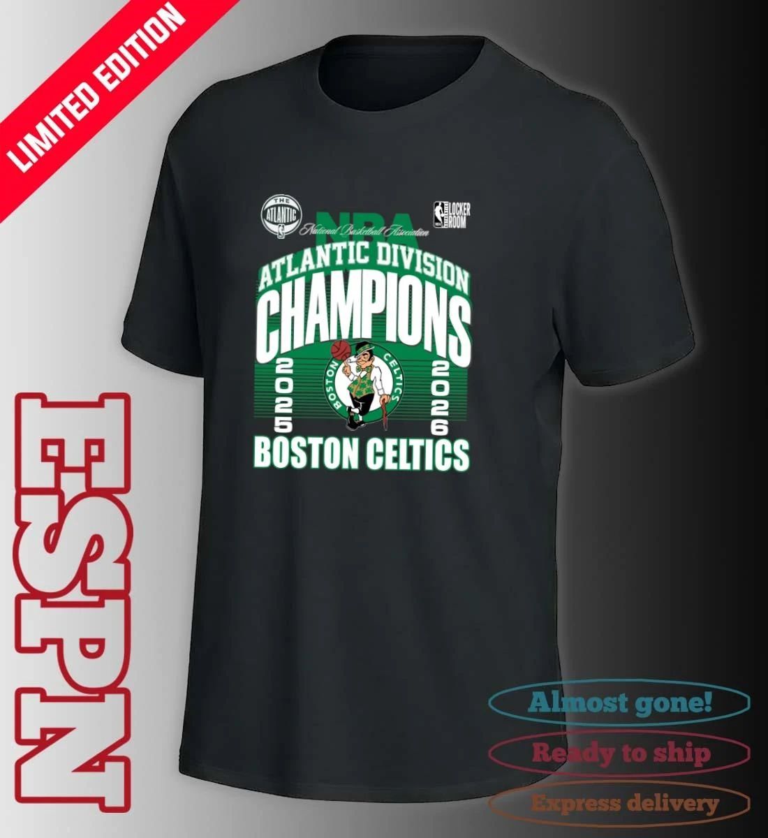 Boston Celtics 2026 NBA Atlantic Division Champions T-Shirt