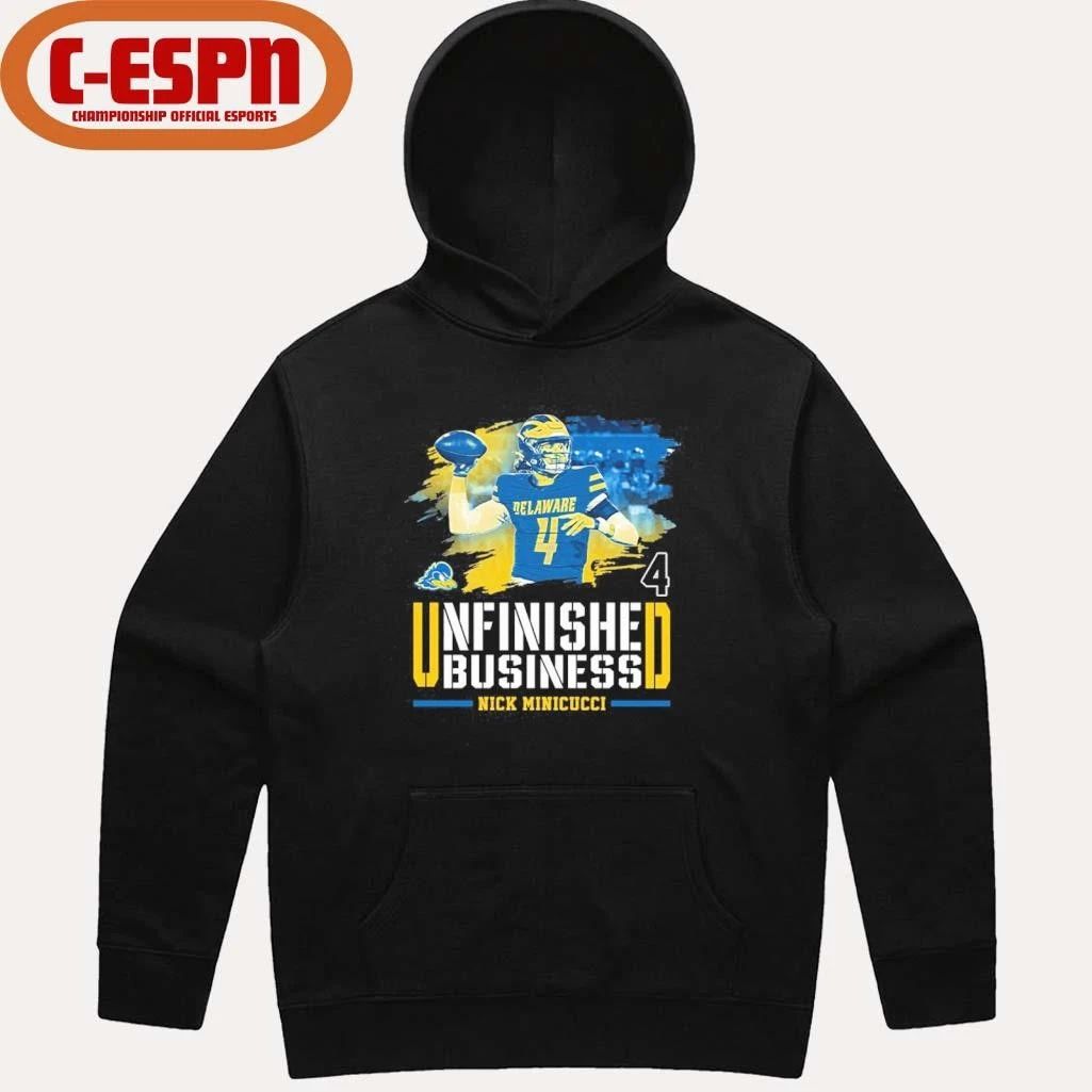 Delaware Nick Minicucci Unfinished Business Shirt