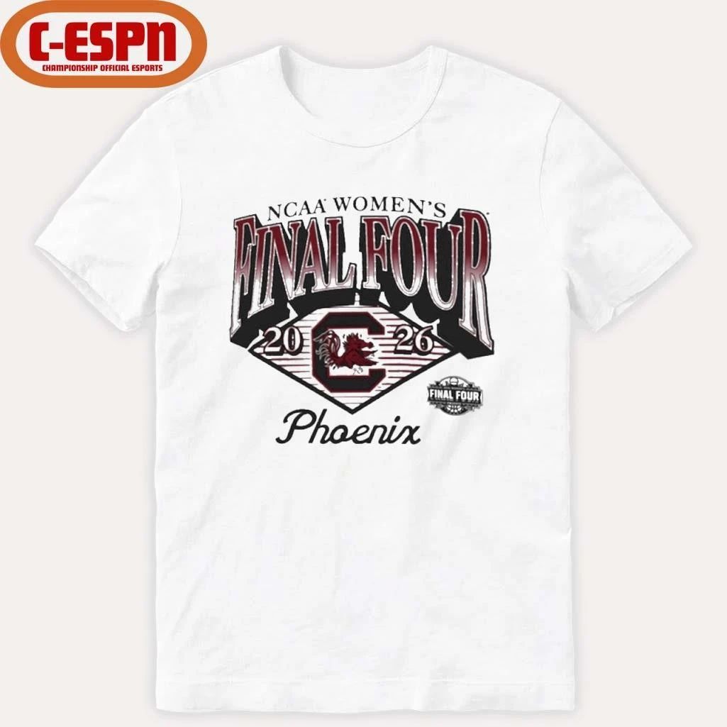 South Carolina Gamecocks NCAA Women’s Basketball Final Four Locker Room 2026 T-Shirt