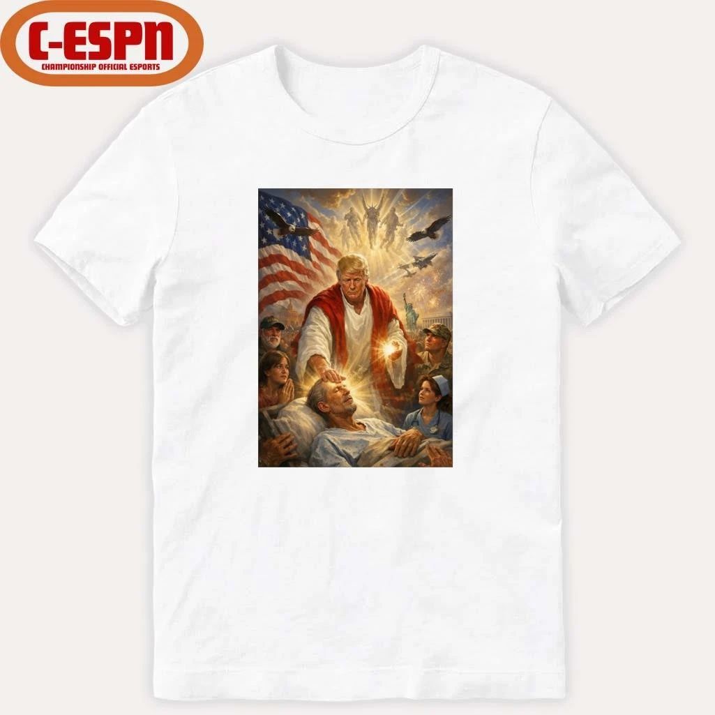Donald Trump Jesus Christ AI Shirt