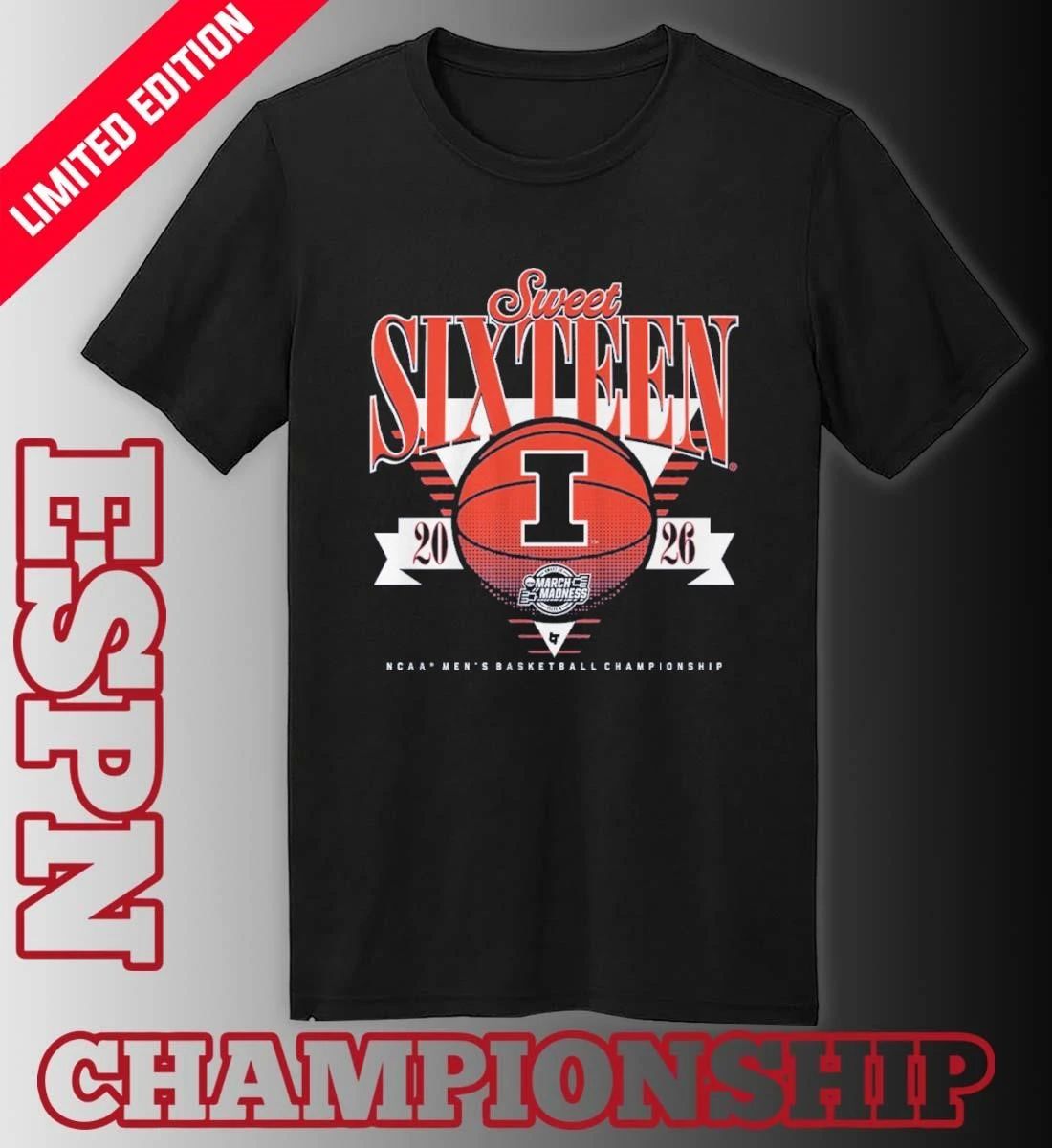 Illinois Fighting Illini MBB 2026 Sweet Sixteen Shirt