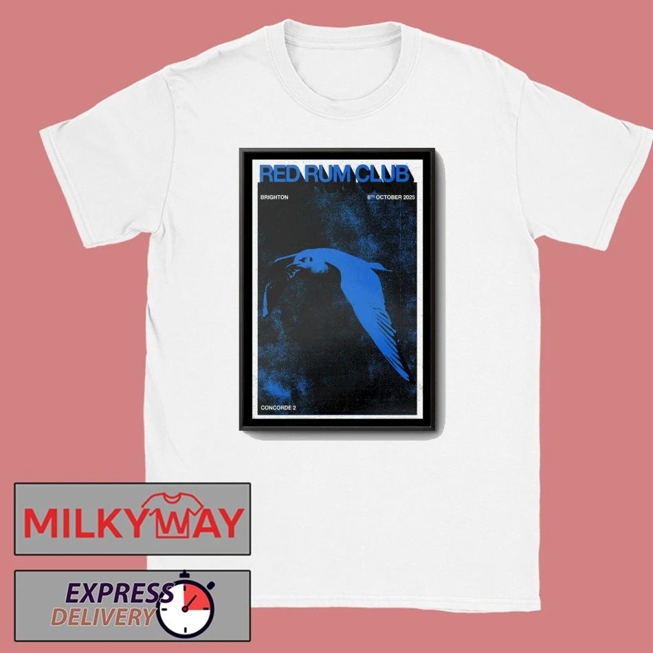 Poster Red Rum Club Tour Brighton, UK 10.08.2025 shirt