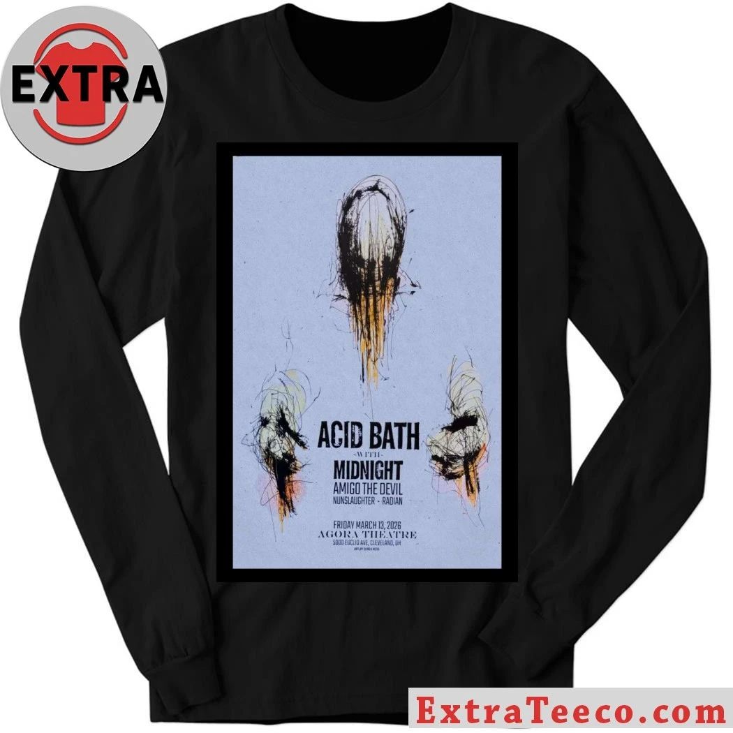 Acid Bath Agora Theatre March 13 2026 Poster Shirt