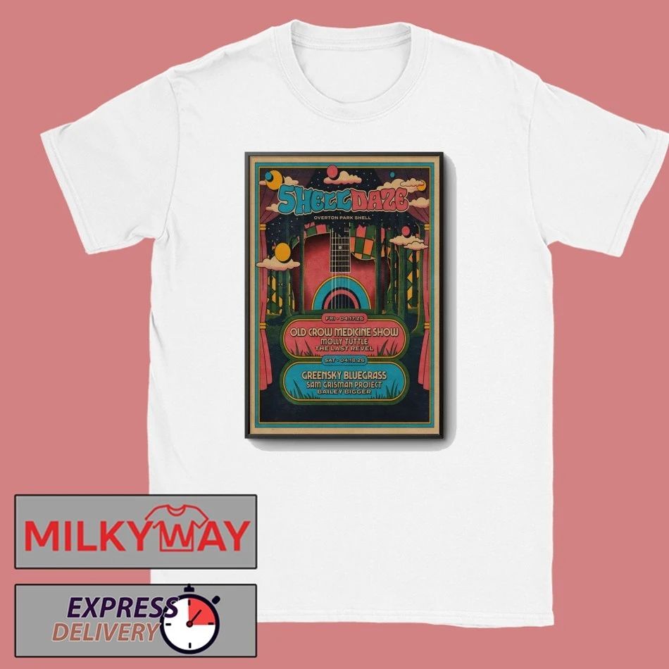 Shell Daze Music Festival 4 17-4 18 2026 Memphis TN Poster shirt
