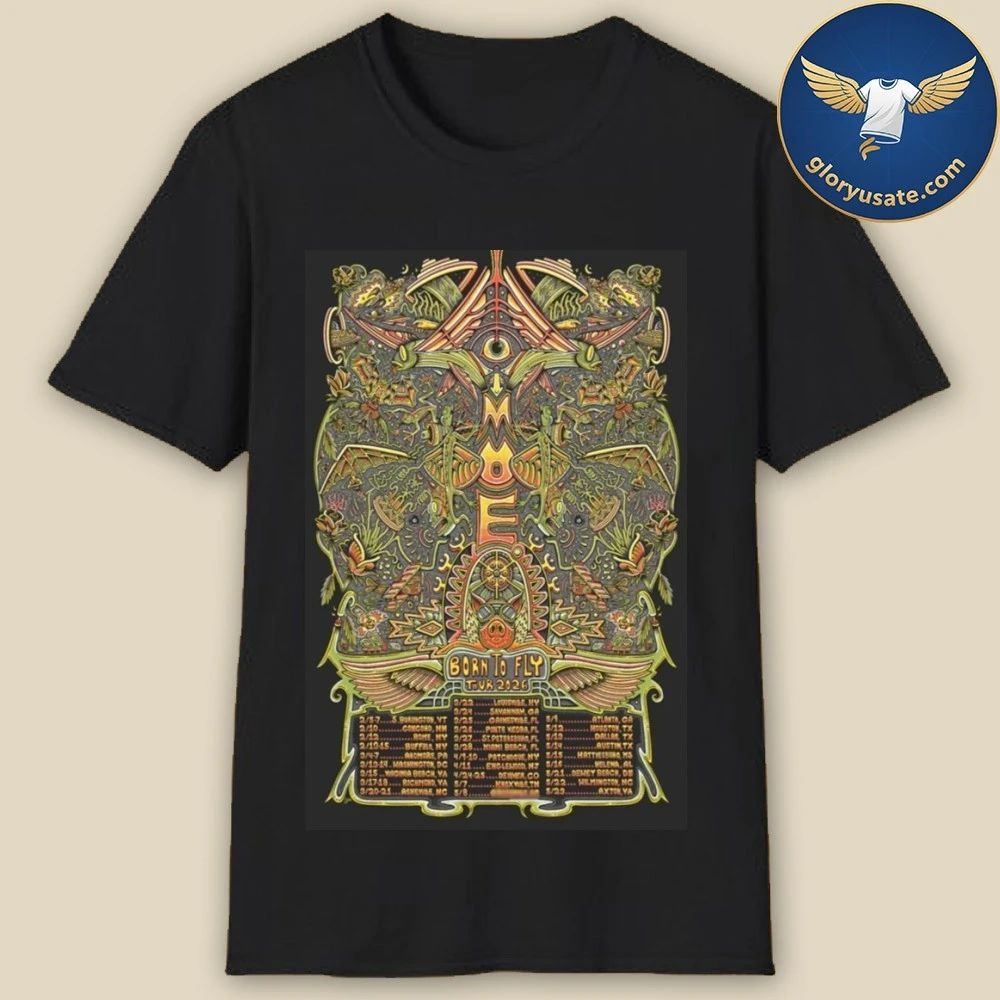 Moe Band Born To Fly Tour 2026 Poster Shirt