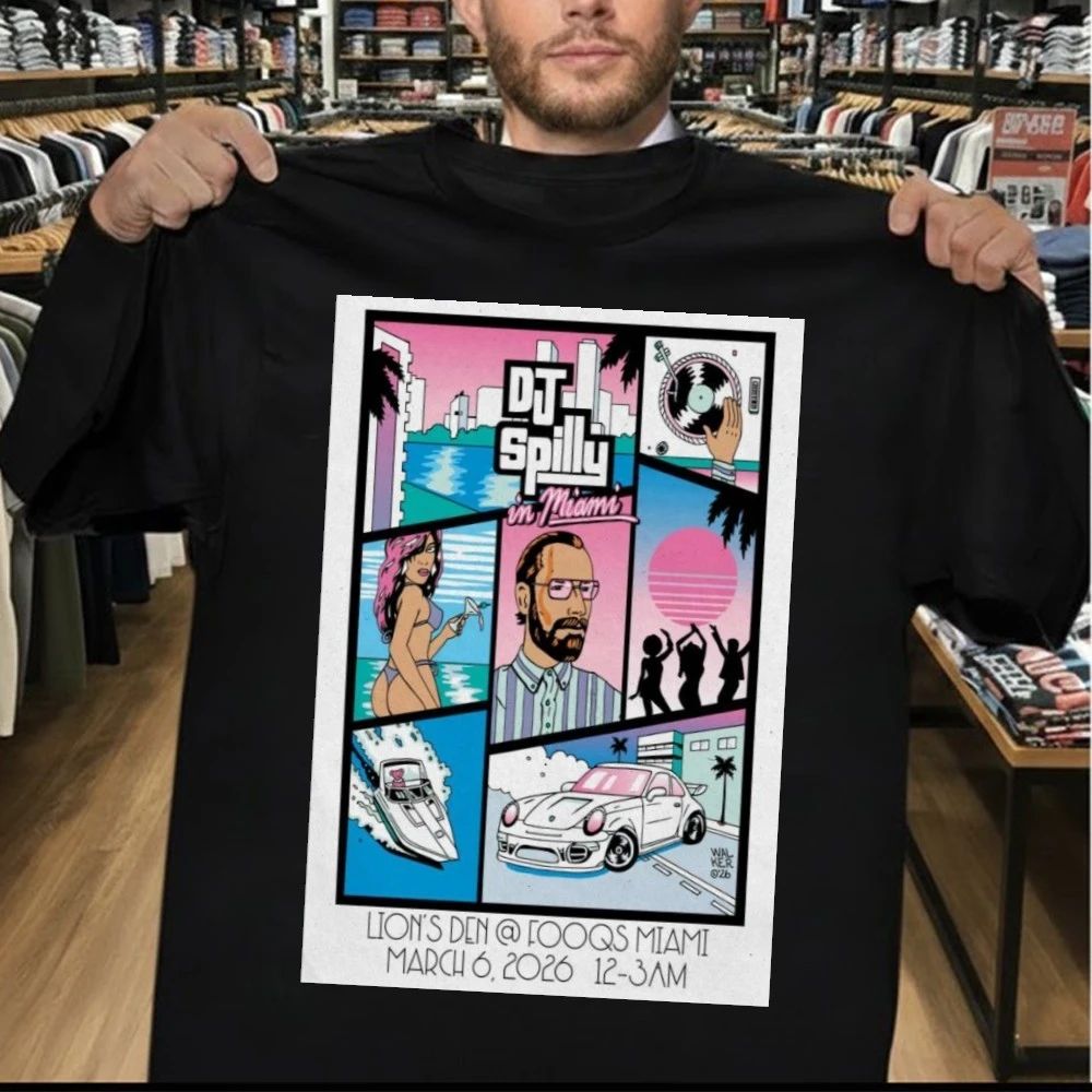 DJ Spiller Lion’s Den Mar 6 2026 Poster Shirt