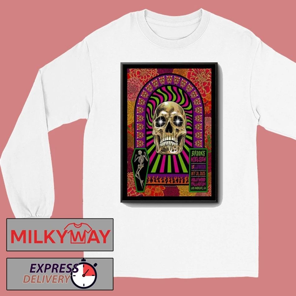 Brooks Nielsen 31 Oct 2025 Los Angeles, CA Tour Poster shirt