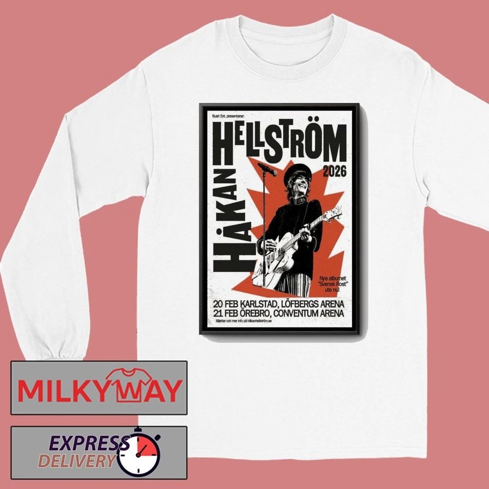 Hakan Hellstrom 2026 Tour Poster shirt