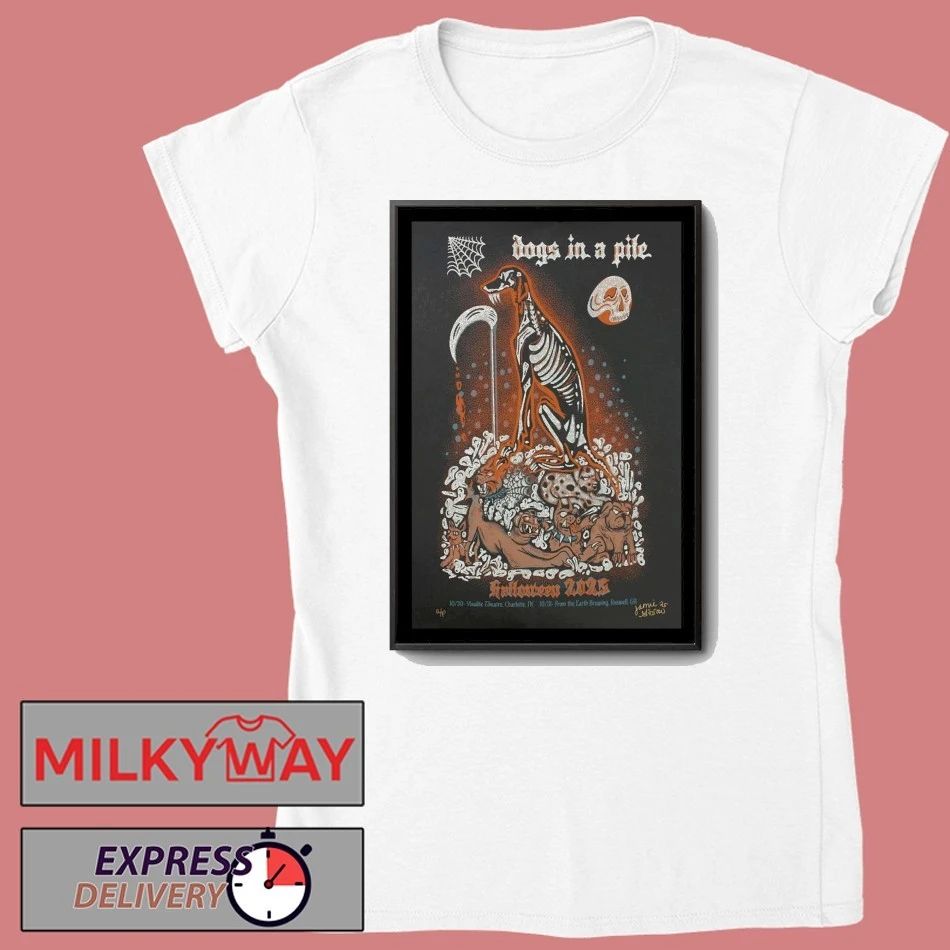 October 31, 2025 Dogs In A Pile From The Earth Brewing Company. Roswell, GA Poster shirt