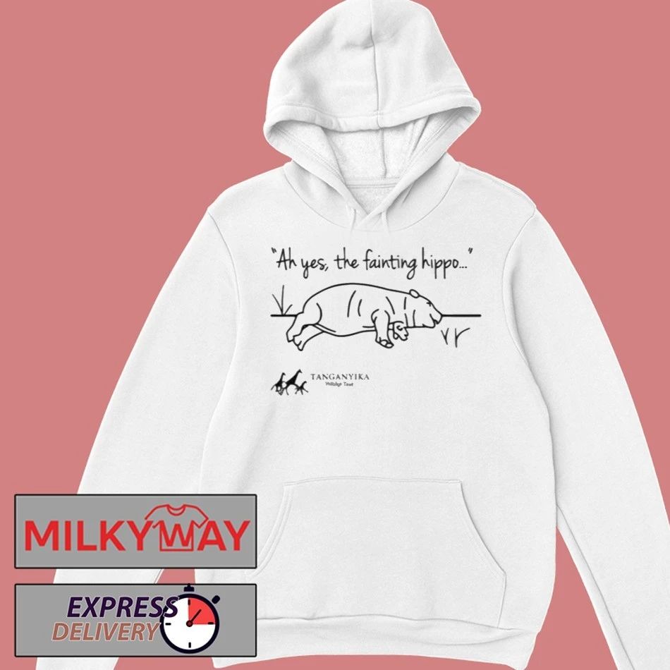 Tanganyika Wildlife Park Fainting Hippo Shirt