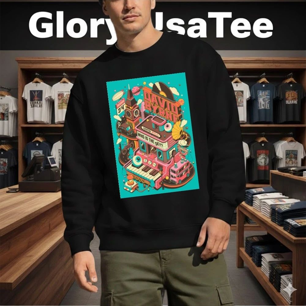 David Byrne Eventim Apollo London UK On Mar 3-4 2026 Shirt