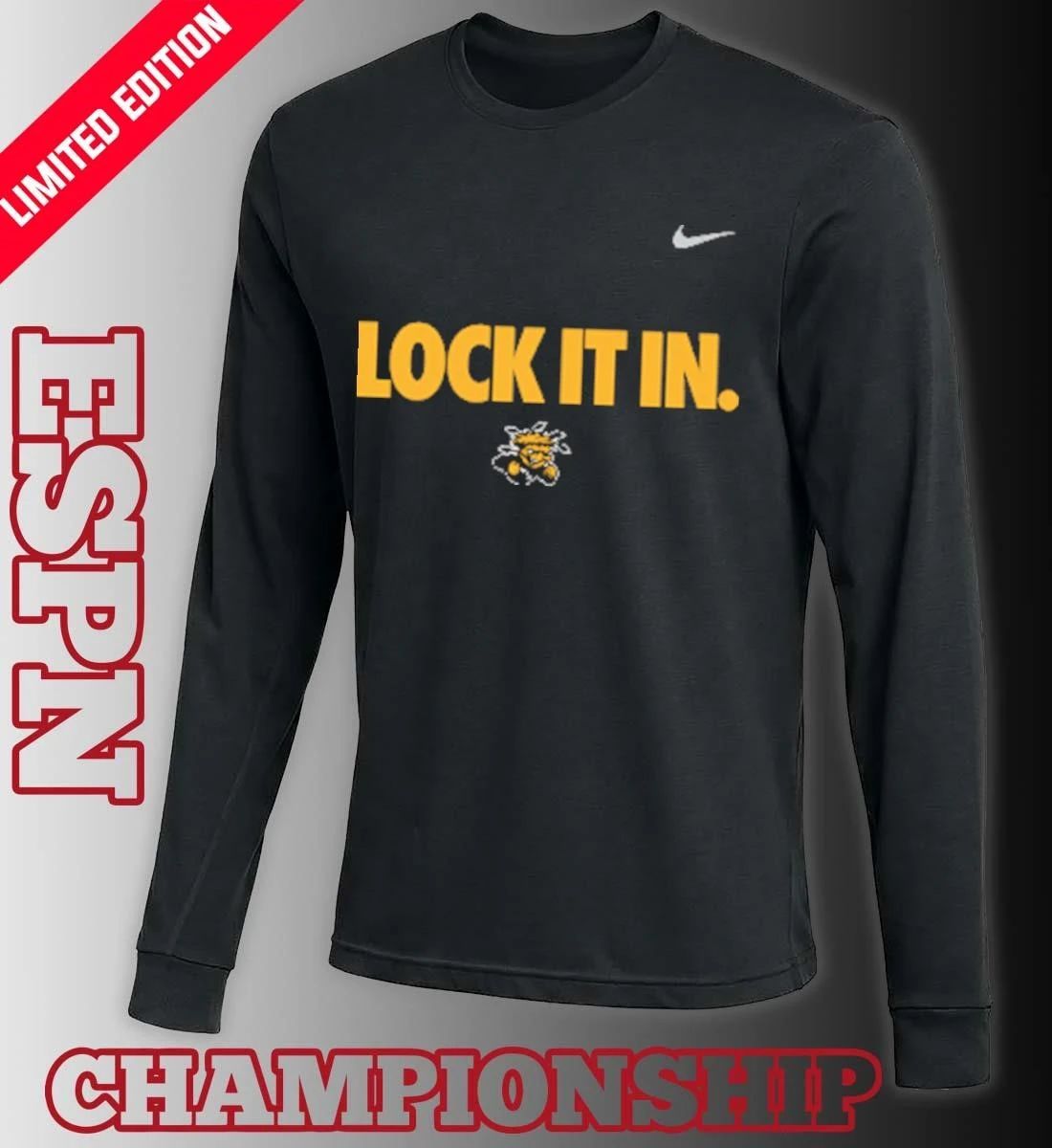 Wichita State Basketball Lock It In NCAA Bench Shirt