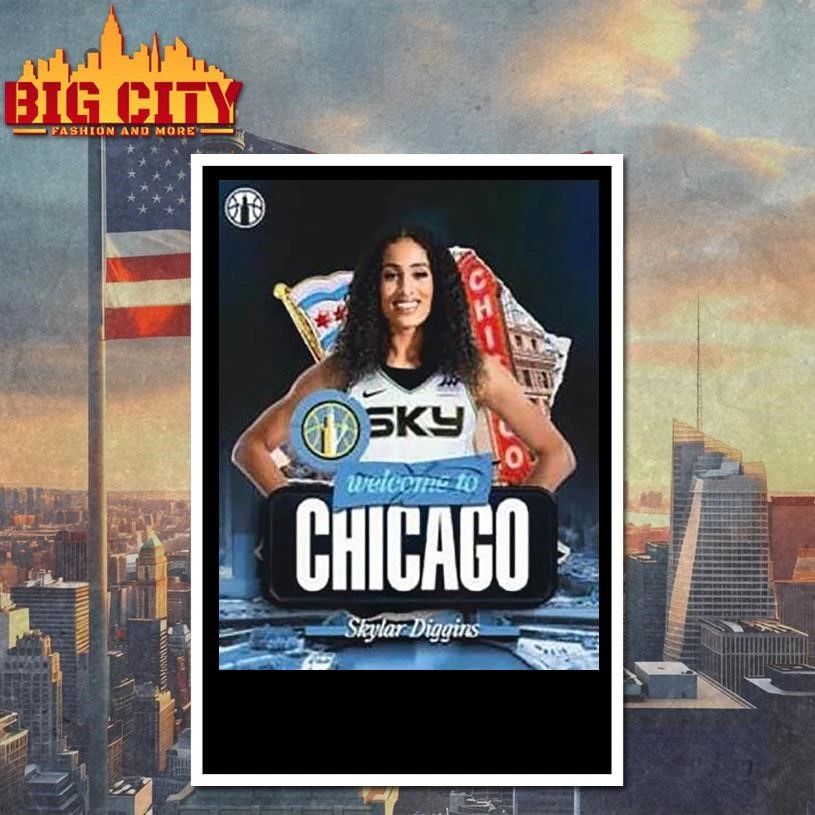 Welcome Skylar Diggins To Chicago Sky WNBA 2026 Shirt
