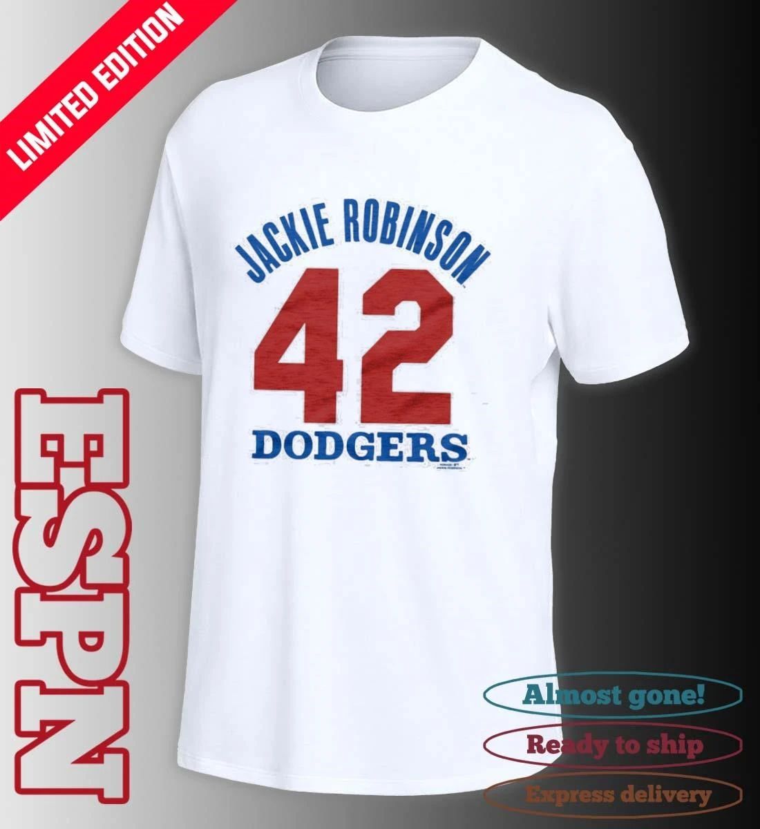 Dodgers Jackie Robinson 42 Number 2026 shirt