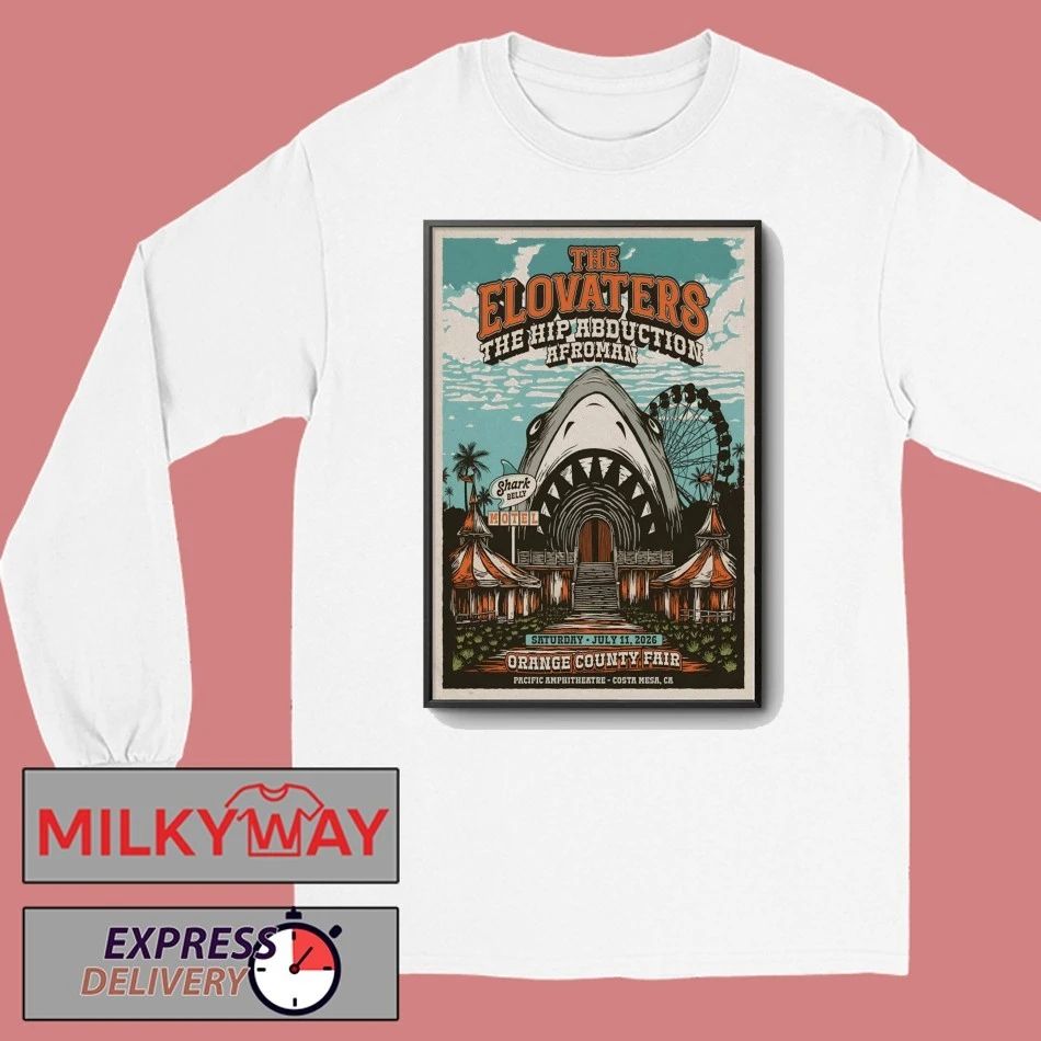 The Elovaters The Pacific Amphitheatre in Costa Mesa CA Jul 11 2026 Poster shirt