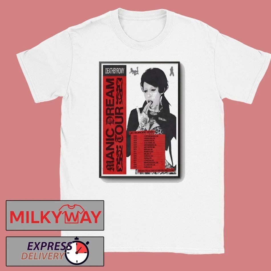 Deathbyromy UK And EU 2026 Tour Poster shirt