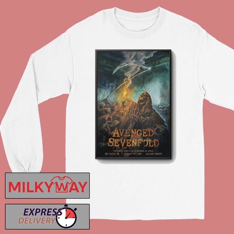 A7X São Paulo Brazil January 31 2026 Poster shirt