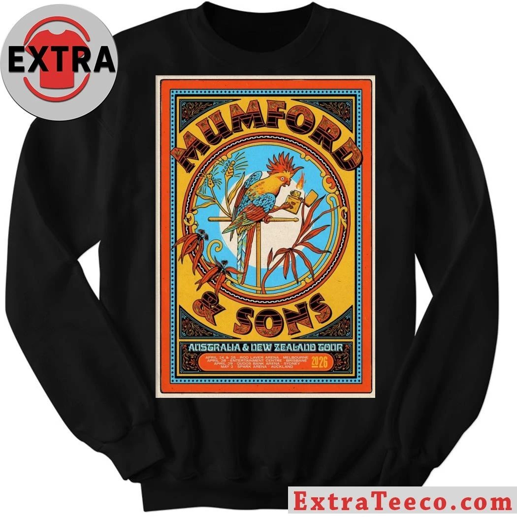 Mumford And Sons Apr 28 2026 Brisbane Australia Poster Shirt