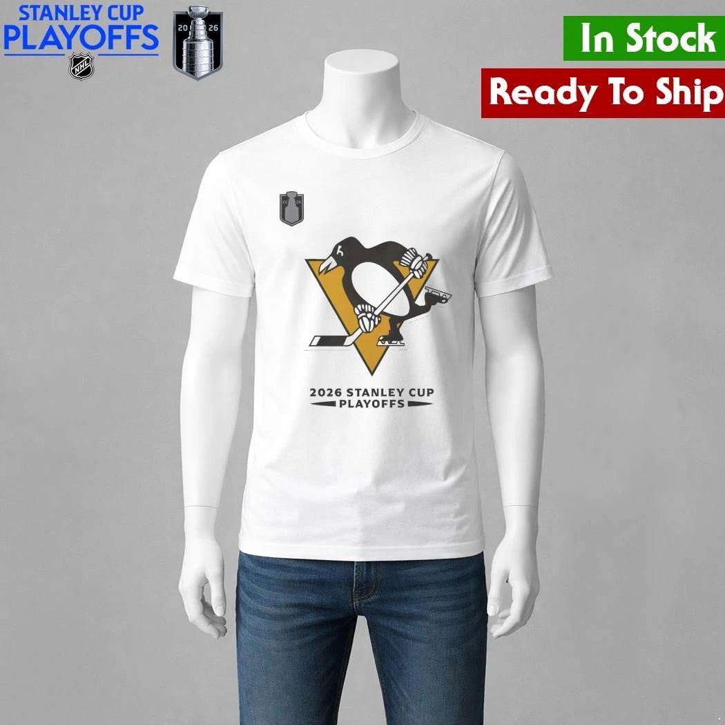 Pittsburgh Penguins 2026 Stanley Cup Playoffs Rink Performance Shirt