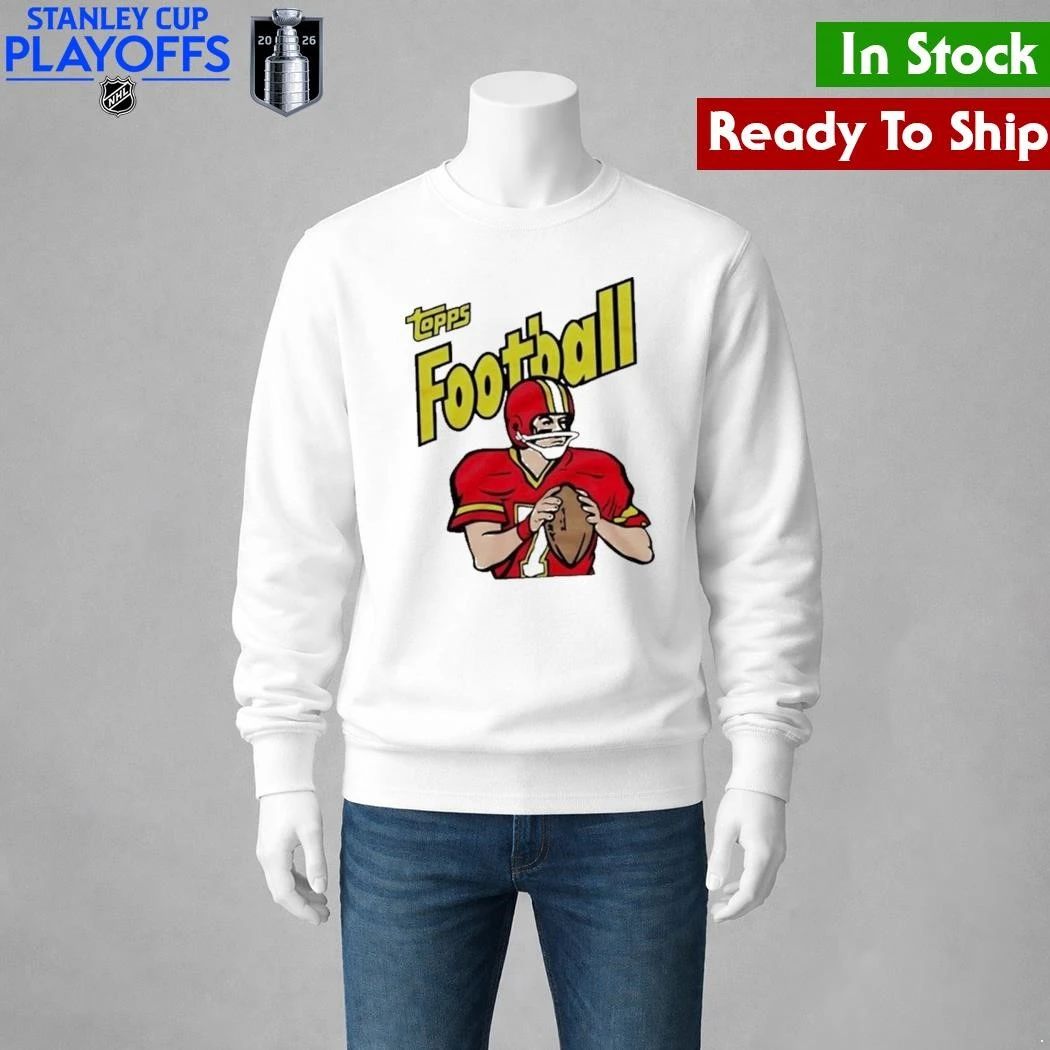 Topps Football Quarterback Caricature Shirt